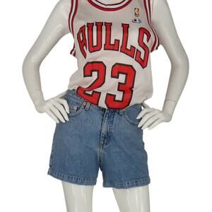 Vintage Guess Jeans USA Made Rock Grunge New Wave High Waisted Denim Jean Shorts